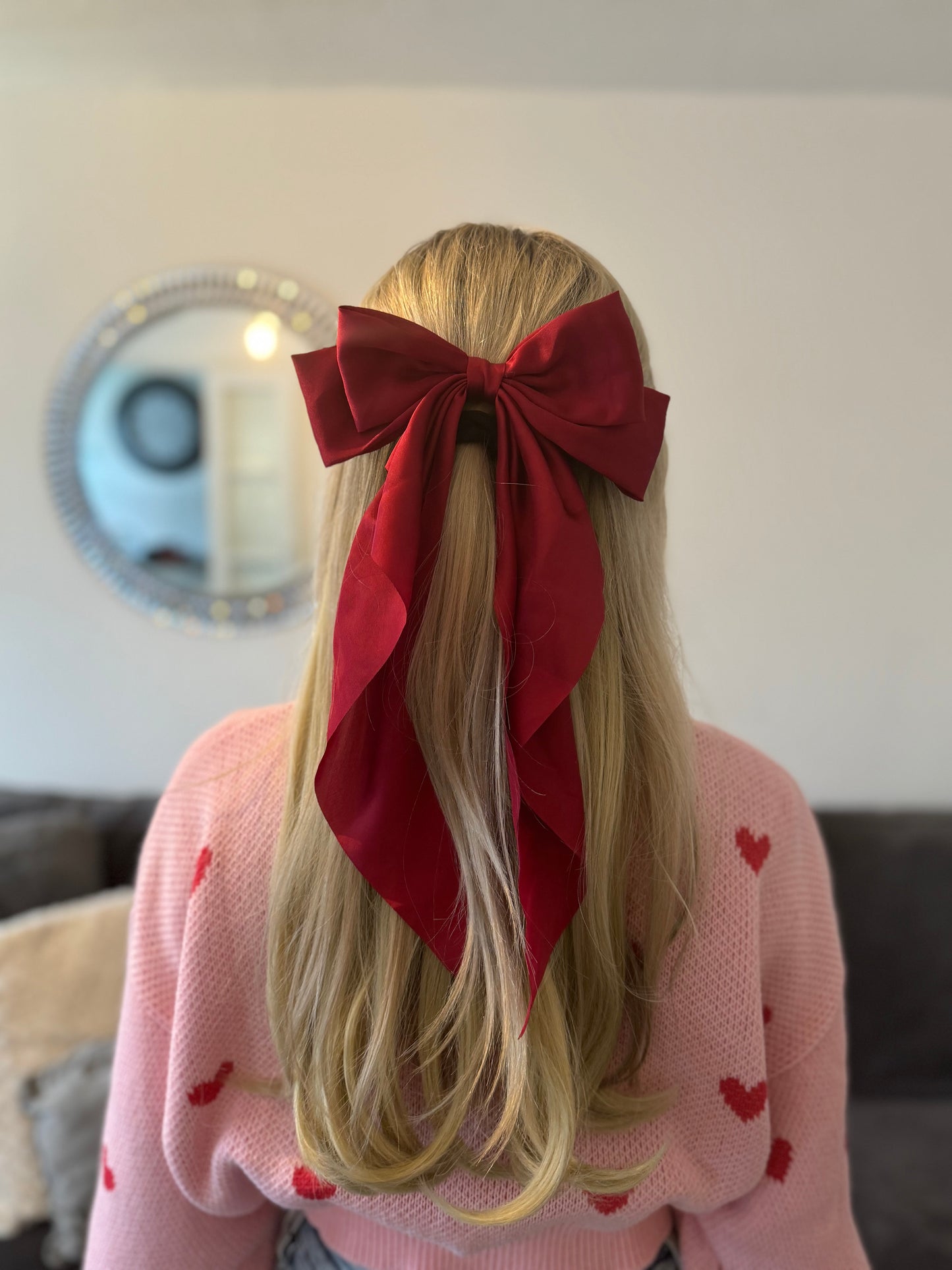 Hair bow clip