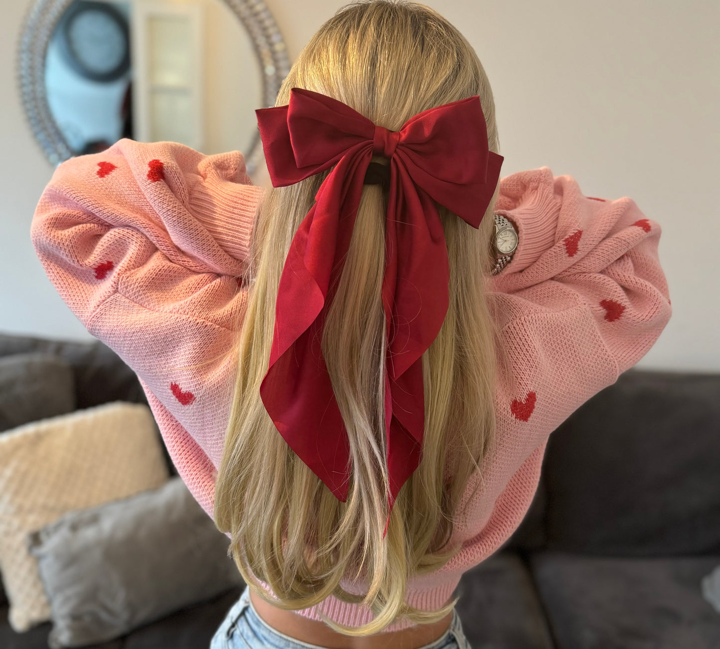 Hair bow clip