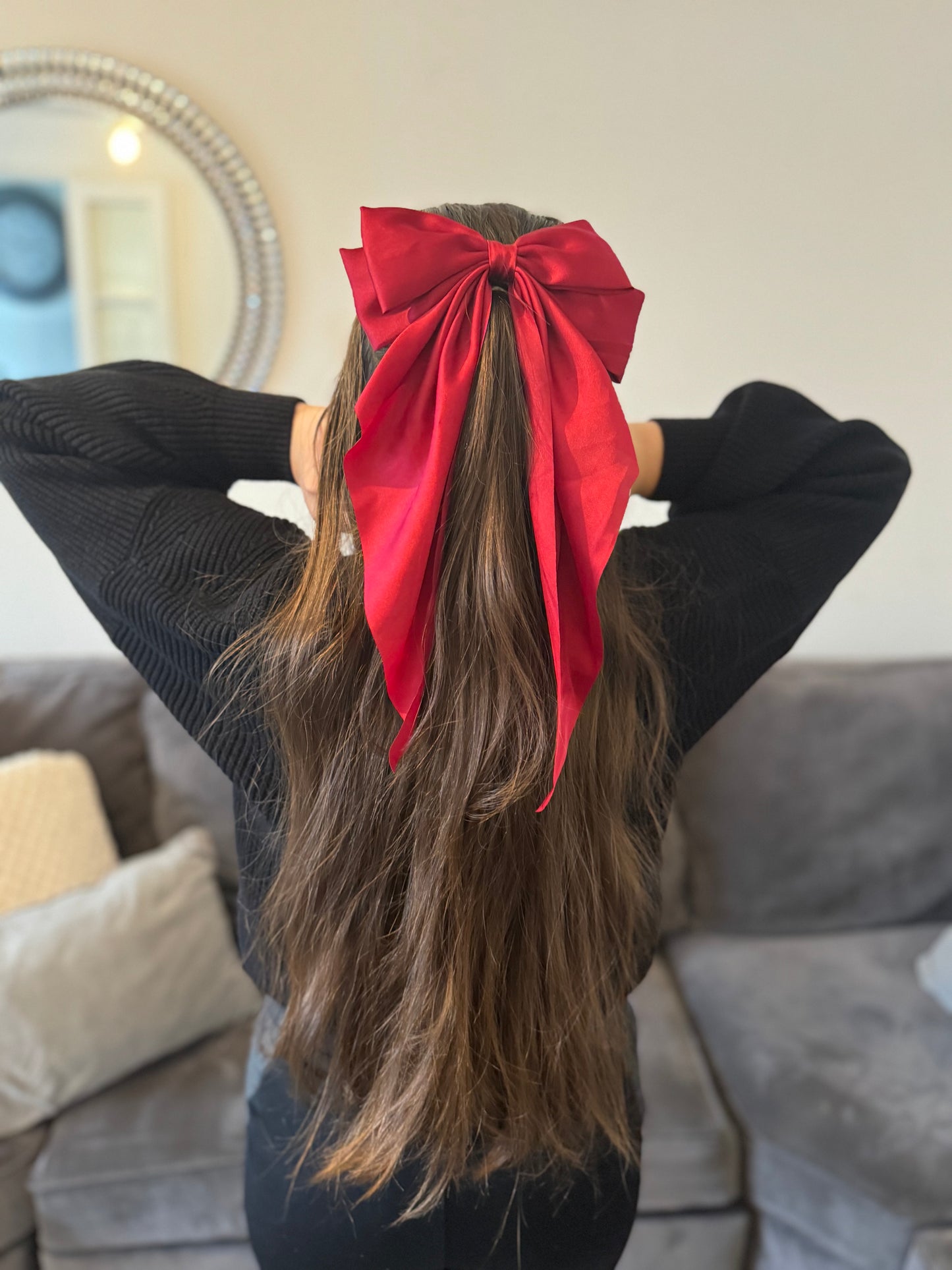 Hair bow clip