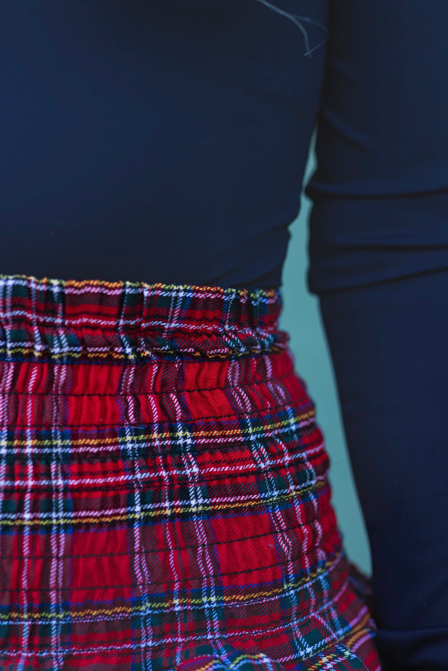 Tartan Checkered Frill Mini RaRa Skirt