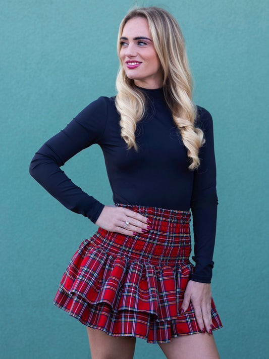 Tartan Checkered Frill Mini RaRa Skirt